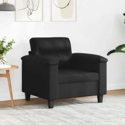 vidaXL Sofás-Sillón de tela de microfibra 60 cm