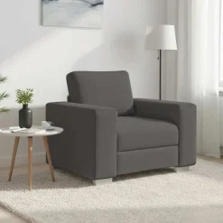 vidaXL Sofás-Sillón de tela de pana 100x77x82 cm