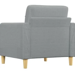 vidaXL Sillón de tela 60 cm Gris claro Hot