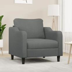 vidaXL Sofás-Sillón de tela 60 cm