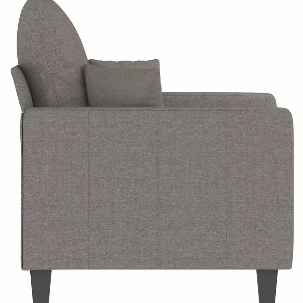 vidaXL Sofás-Sillón de tela gris 60 cm