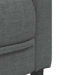 vidaXL Sillón de tela Gris oscuro Best