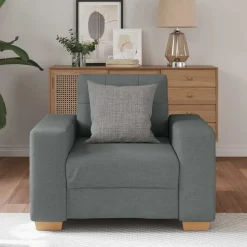 vidaXL Sofás-Sillón de tela 100x78x80 cm
