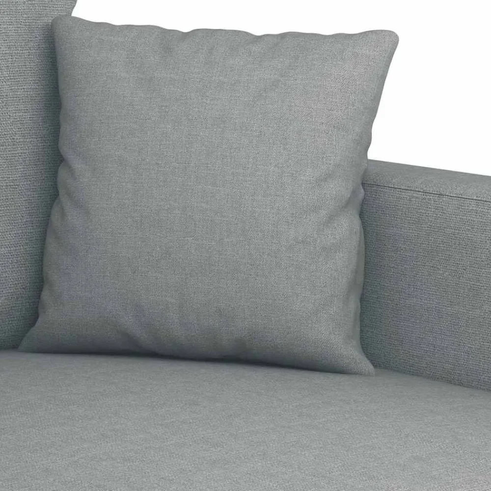 vidaXL Sillón de tela 60 cm Gris claro Online