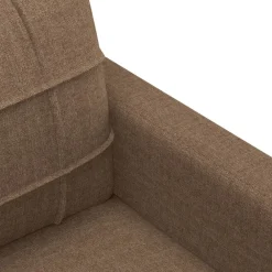 vidaXL Sillón de tela marrón 60 cm Marrón Clearance