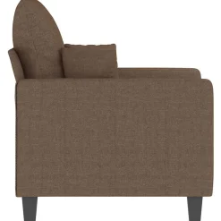 vidaXL Sillón de tela marrón 60 cm Marrón Clearance