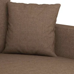 vidaXL Sillón de tela marrón 60 cm Marrón Clearance