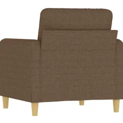 vidaXL Sillón de tela marrón 60 cm Marrón Best