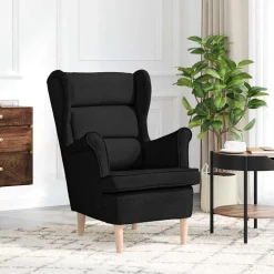 vidaXL Sillón de tela 74x84x100 cm Negro Sale