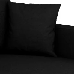 vidaXL Sillón de tela 60 cm Negro Sale