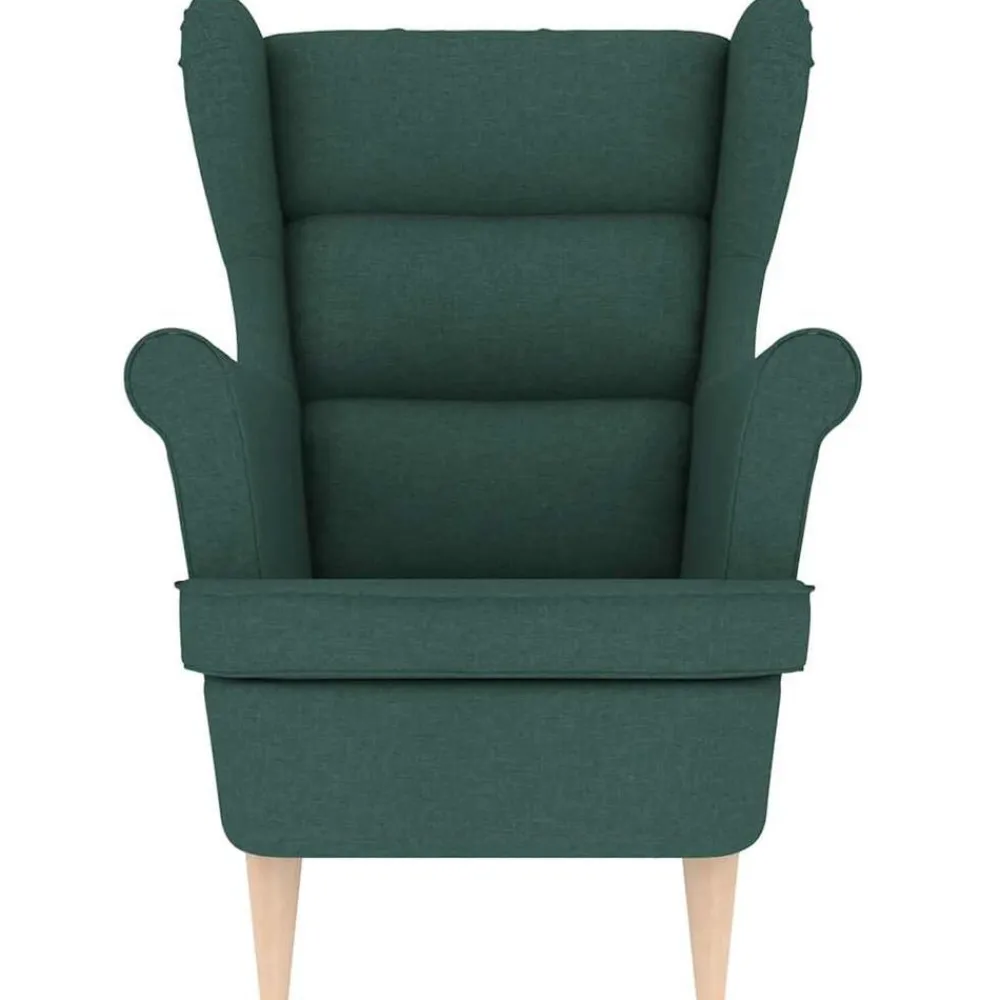 vidaXL Sillas-Sillón de tela 74x84x100 cm