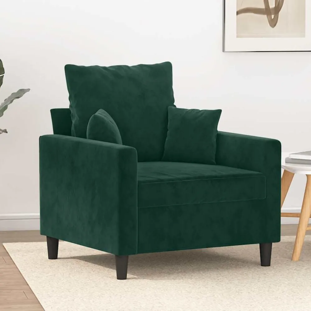 vidaXL Sofás-Sillón de terciopelo 60 cm