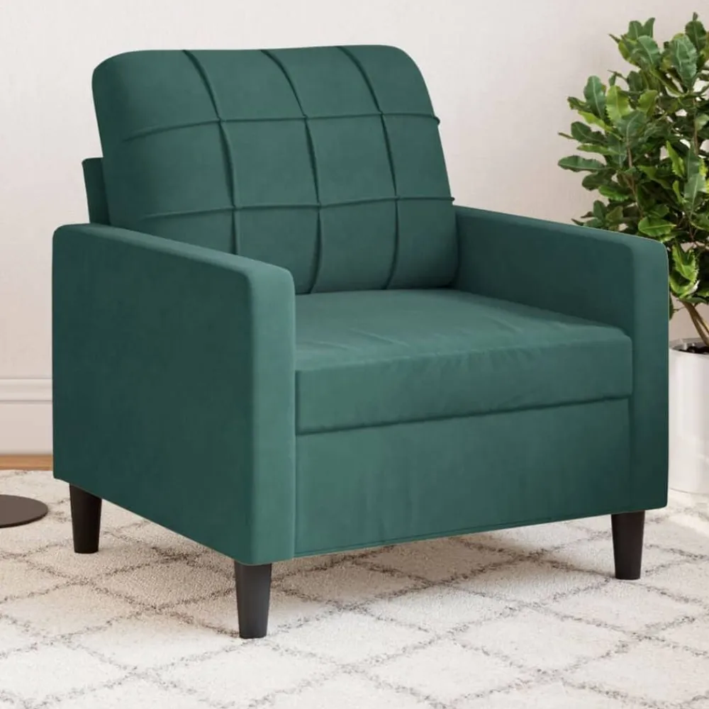 vidaXL Sofás-Sillón de terciopelo 60 cm