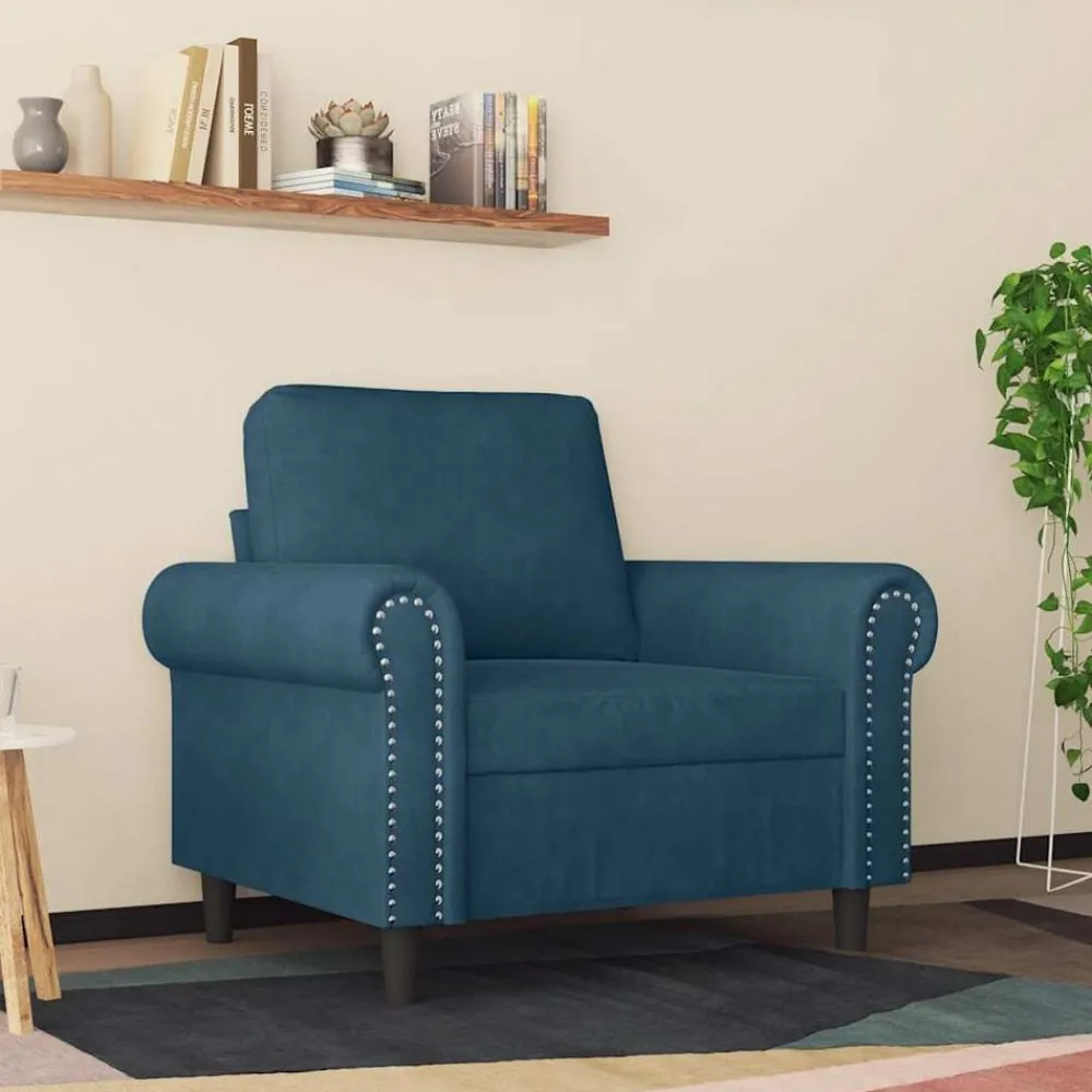 vidaXL Sofás-Sillón de terciopelo 60 cm