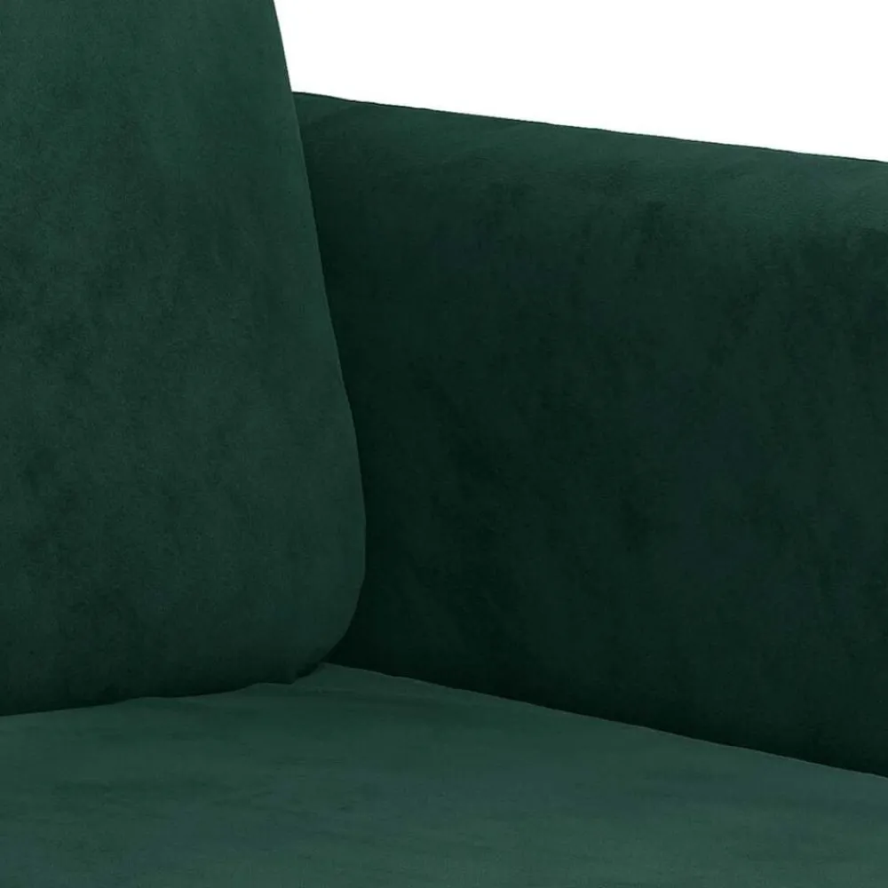 vidaXL Sillón de terciopelo 60 cm Verde oscuro Sale