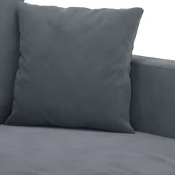vidaXL Sillón de terciopelo 60 cm Gris oscuro Sale