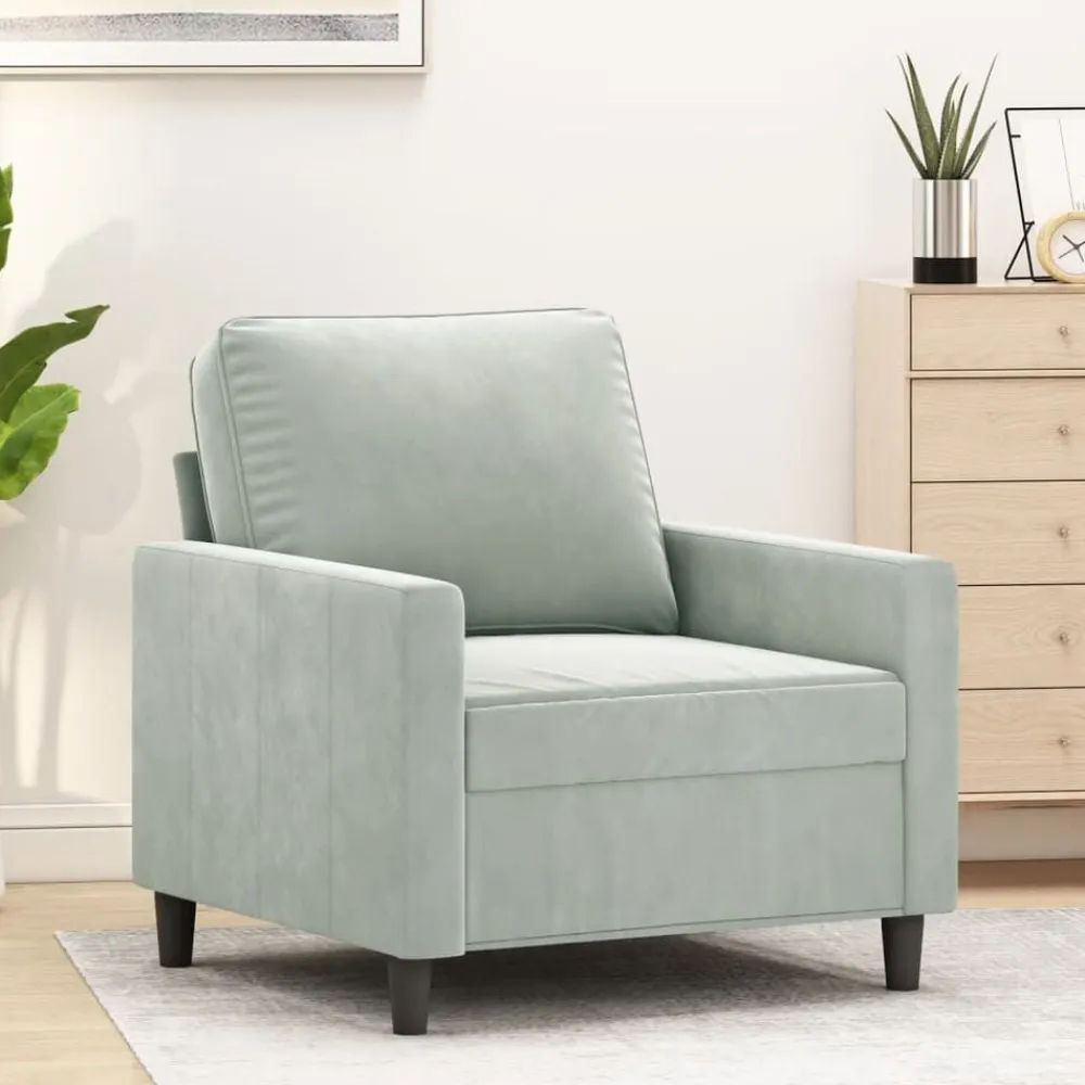 vidaXL Sofás-Sillón de terciopelo 60 cm