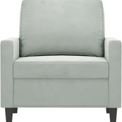 vidaXL Sofás-Sillón de terciopelo 60 cm