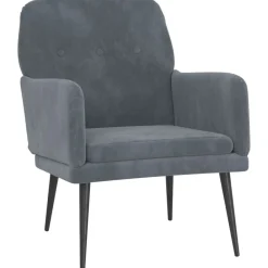 vidaXL Sillas-Sillón de terciopelo 62x79x79 cm