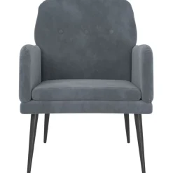 vidaXL Sillas-Sillón de terciopelo 62x79x79 cm