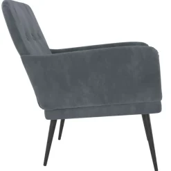 vidaXL Sillas-Sillón de terciopelo 62x79x79 cm