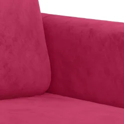 vidaXL Sillón de terciopelo rojo tinto 60 cm Rojo vino tinto Online