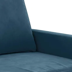 vidaXL Sillón de terciopelo 60 cm Azul Hot