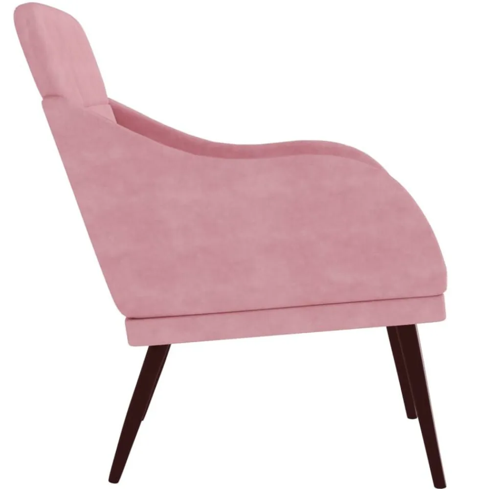 vidaXL Sillas-Sillón de terciopelo 63x76x80 cm
