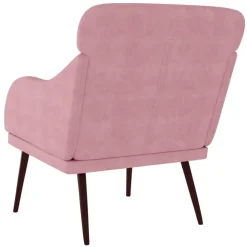 vidaXL Sillas-Sillón de terciopelo 63x76x80 cm