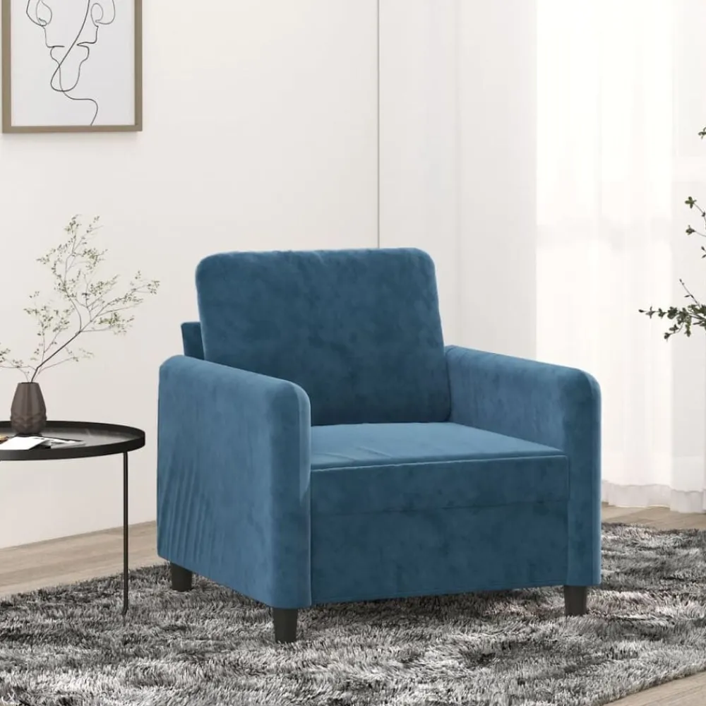 vidaXL Sofás-Sillón de terciopelo 60 cm