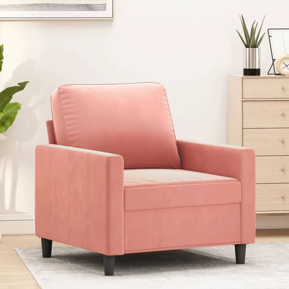 vidaXL Sofás-Sillón de terciopelo 60 cm