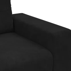 vidaXL Sillón de terciopelo 100x78x80 cm Negro Outlet