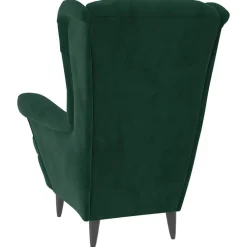 vidaXL Sillón de terciopelo Verde oscuro Hot