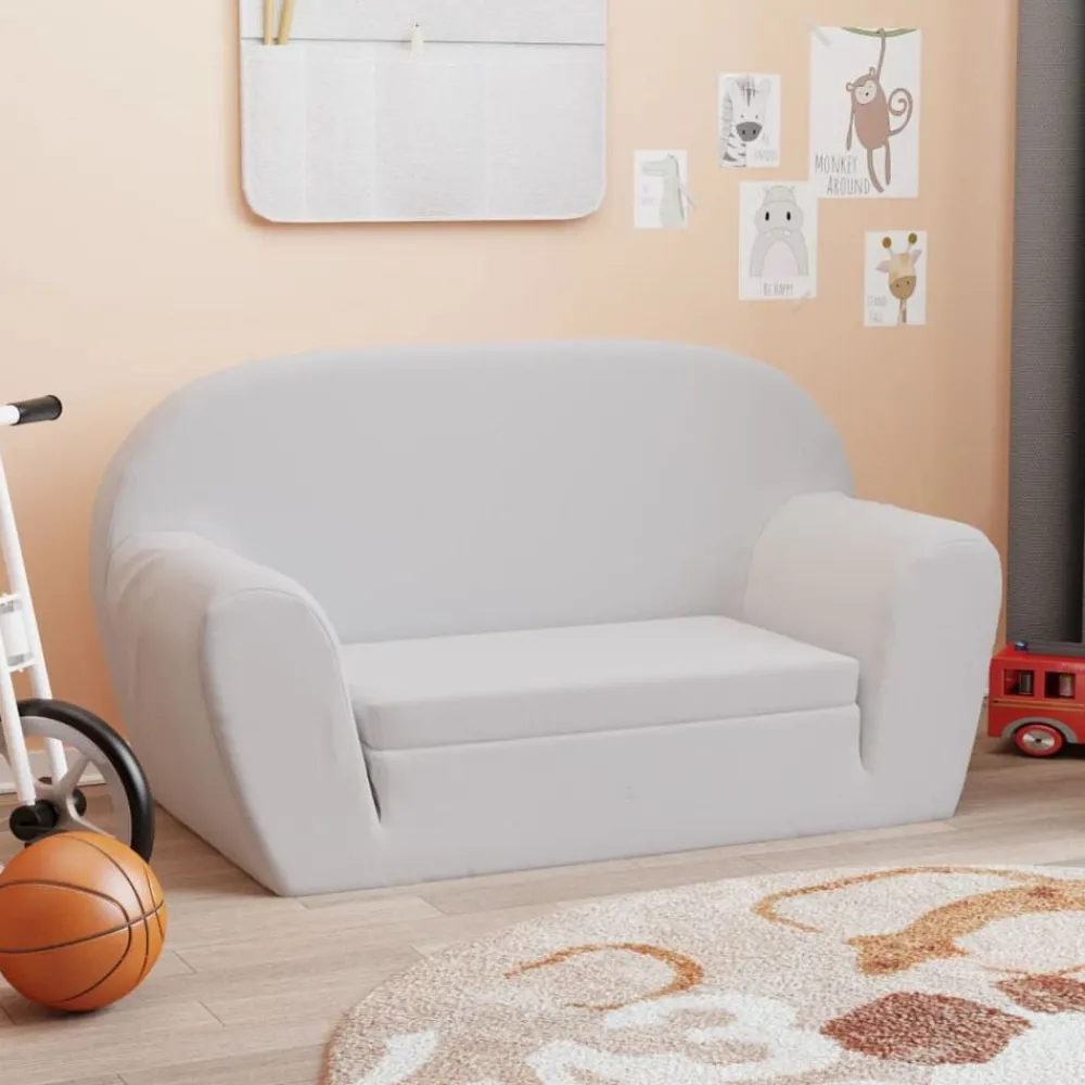 Niños vidaXL Mobiliario Para Bebés Y Niños Pequeños-Sillón desplegable para niños