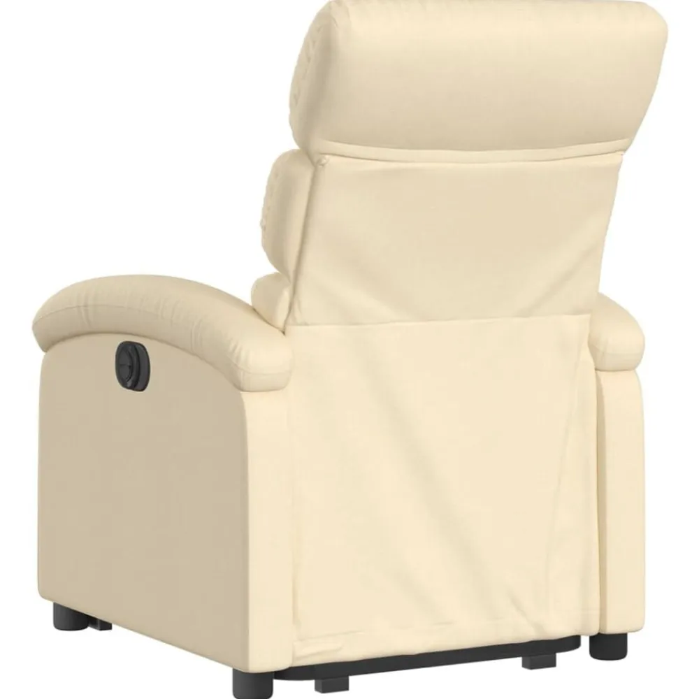 vidaXL Sillas-Sillón eléctrico reclinable elevable de tela color