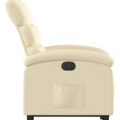 vidaXL Sillas-Sillón eléctrico reclinable elevable de tela color