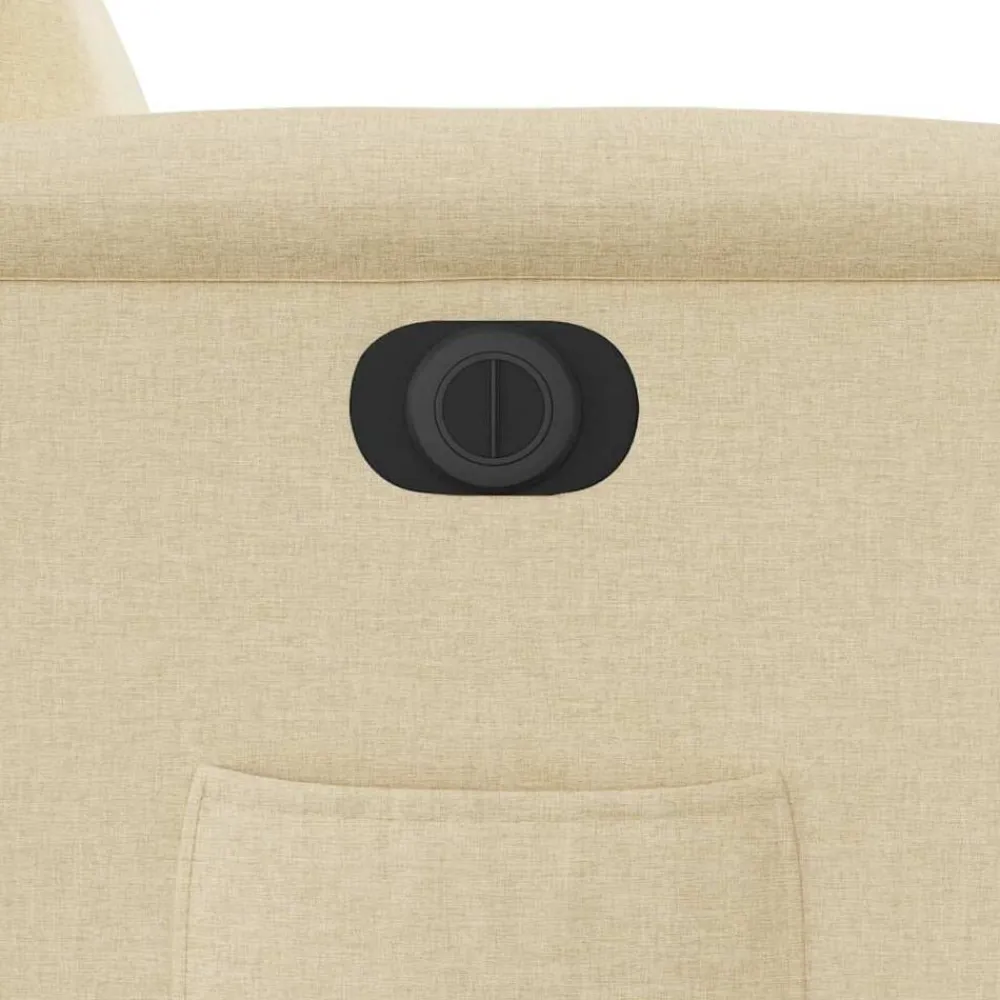 vidaXL Sillas-Sillón eléctrico reclinable elevable de tela color