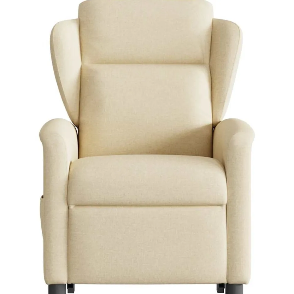 vidaXL Sillas-Sillón eléctrico reclinable elevable de tela color
