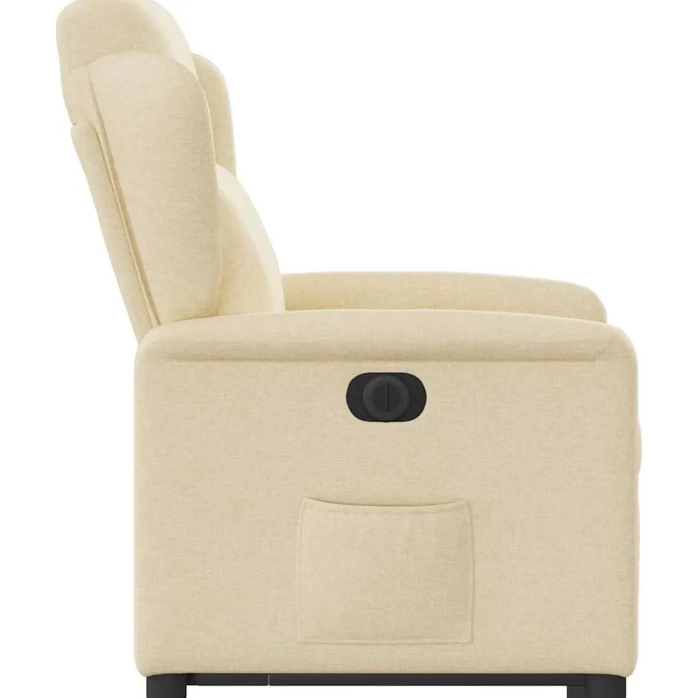vidaXL Sillas-Sillón eléctrico reclinable elevable de tela color