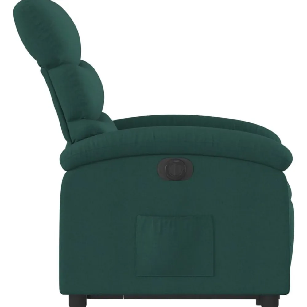 vidaXL Sillas-Sillón eléctrico reclinable elevable de tela