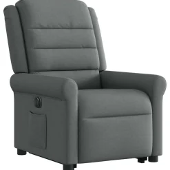 vidaXL Sillas-Sillón eléctrico reclinable elevable de tela