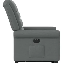 vidaXL Sillas-Sillón eléctrico reclinable elevable de tela