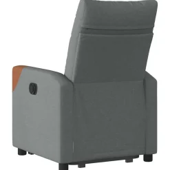 vidaXL Sillas-Sillón eléctrico reclinable elevable de tela