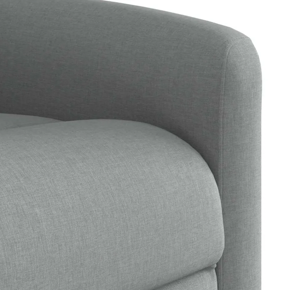 vidaXL Sillas-Sillón eléctrico reclinable elevable de tela