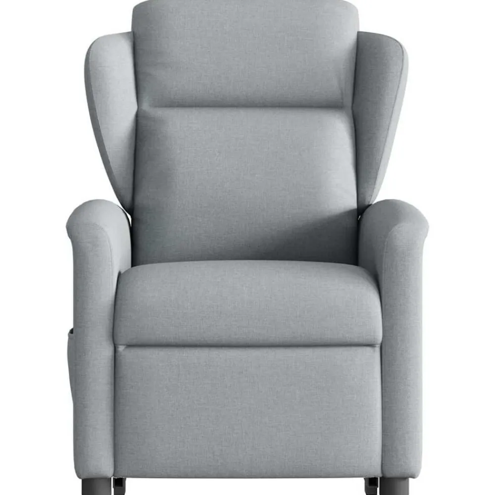 vidaXL Sillas-Sillón eléctrico reclinable elevable de tela