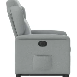 vidaXL Sillas-Sillón eléctrico reclinable elevable de tela