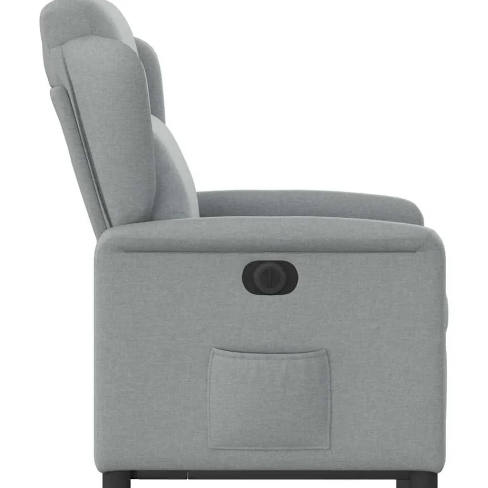 vidaXL Sillas-Sillón eléctrico reclinable elevable de tela