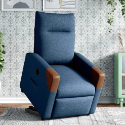 vidaXL Sillas-Sillón eléctrico reclinable elevable de tela