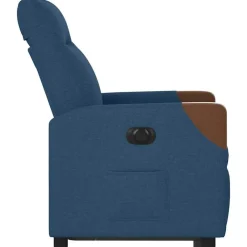 vidaXL Sillas-Sillón eléctrico reclinable elevable de tela
