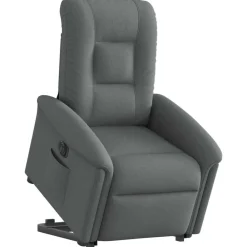 vidaXL Sillas-Sillón eléctrico reclinable elevable de tela